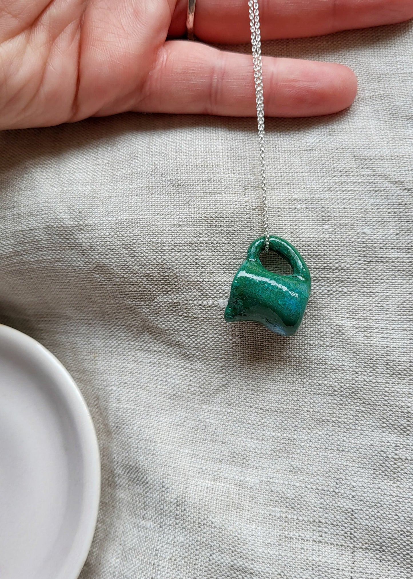 Ceramic Necklace Pendant