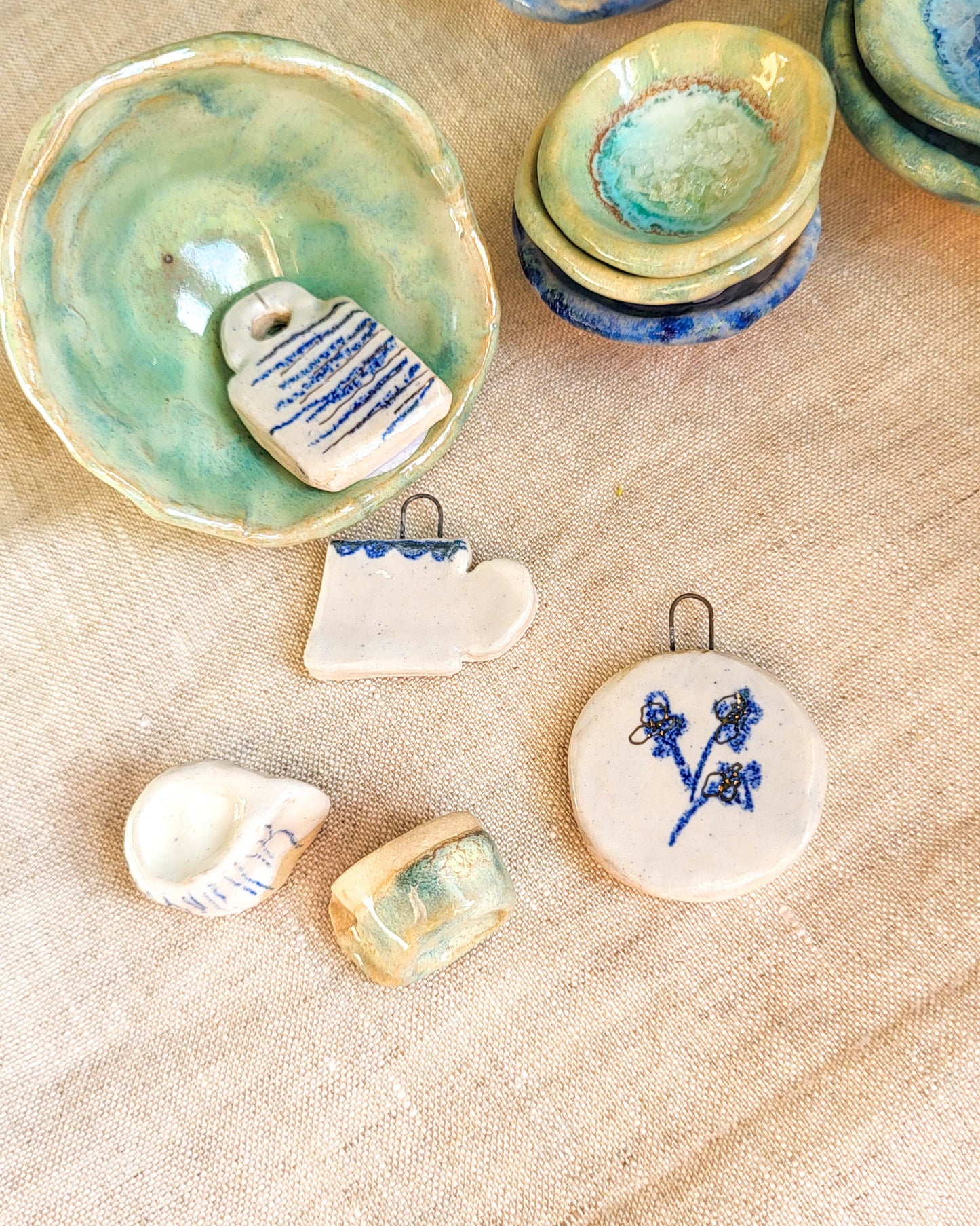 Ceramic Necklace Pendant