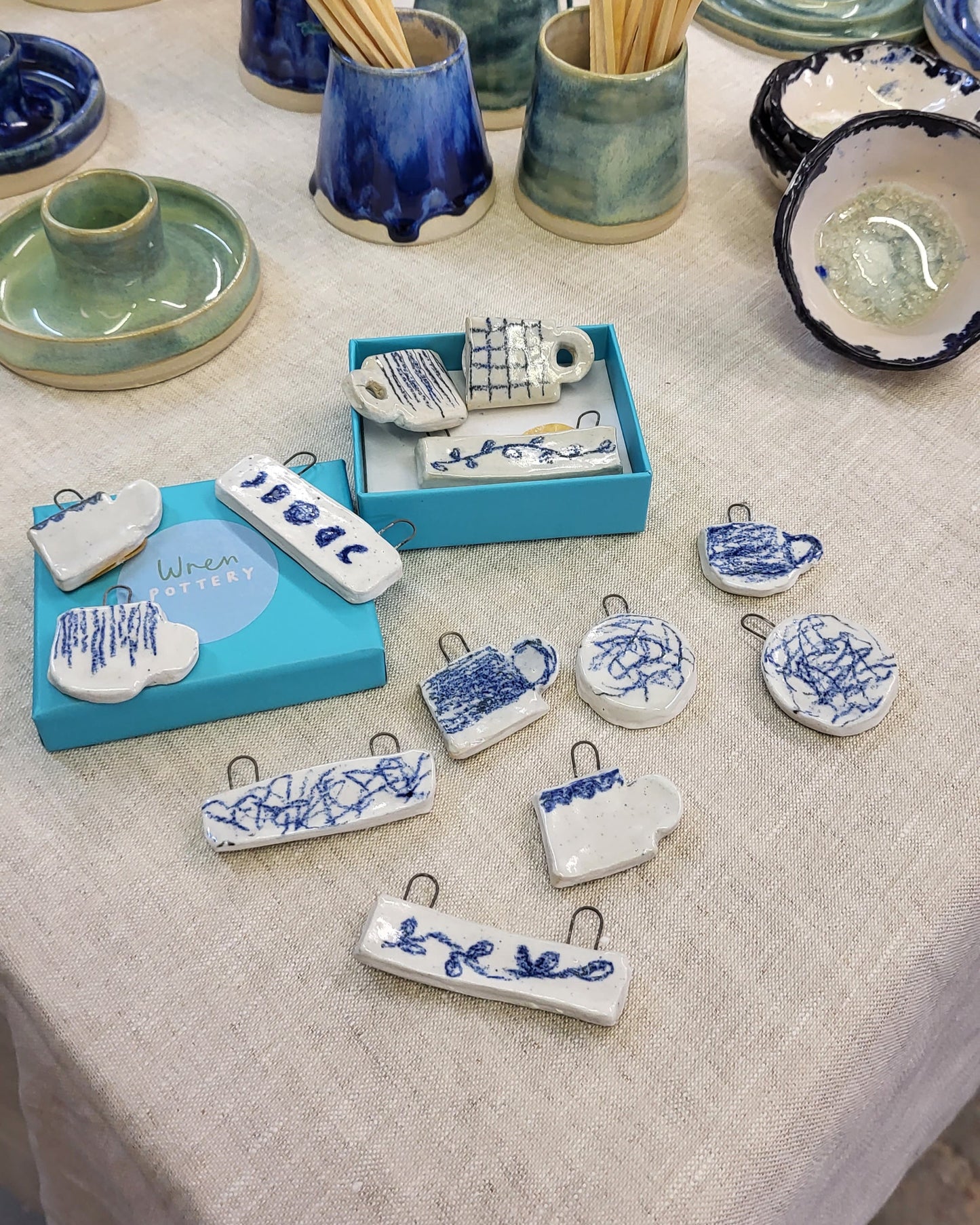 Ceramic Necklace Pendant