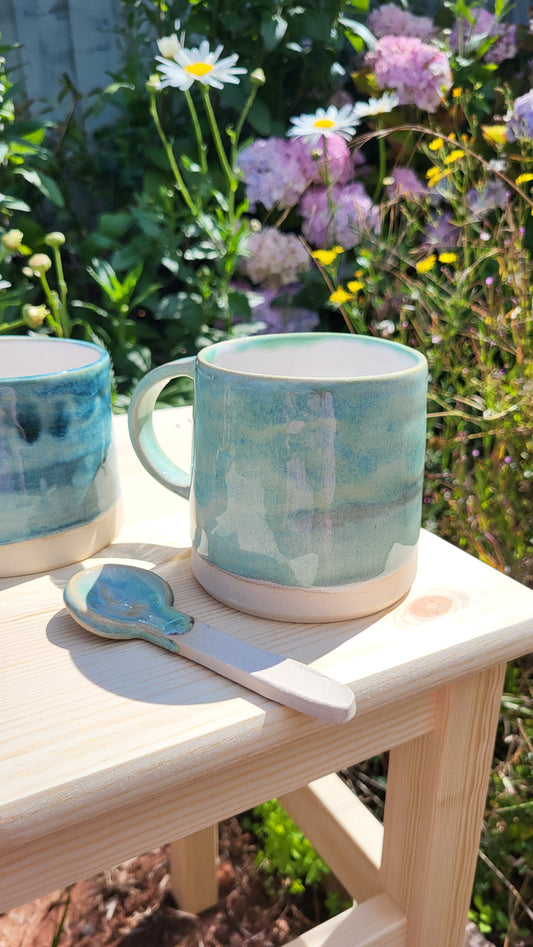 Turquoise Waves Mug