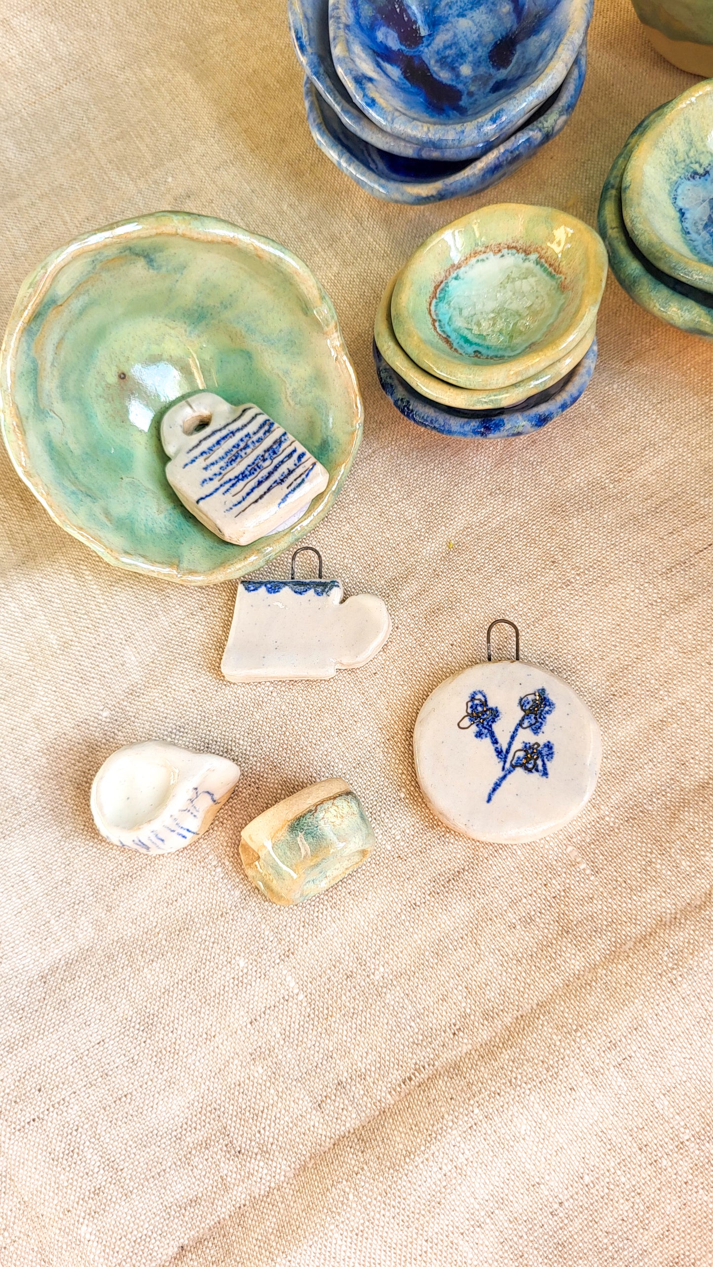 Ceramic Necklace Pendant