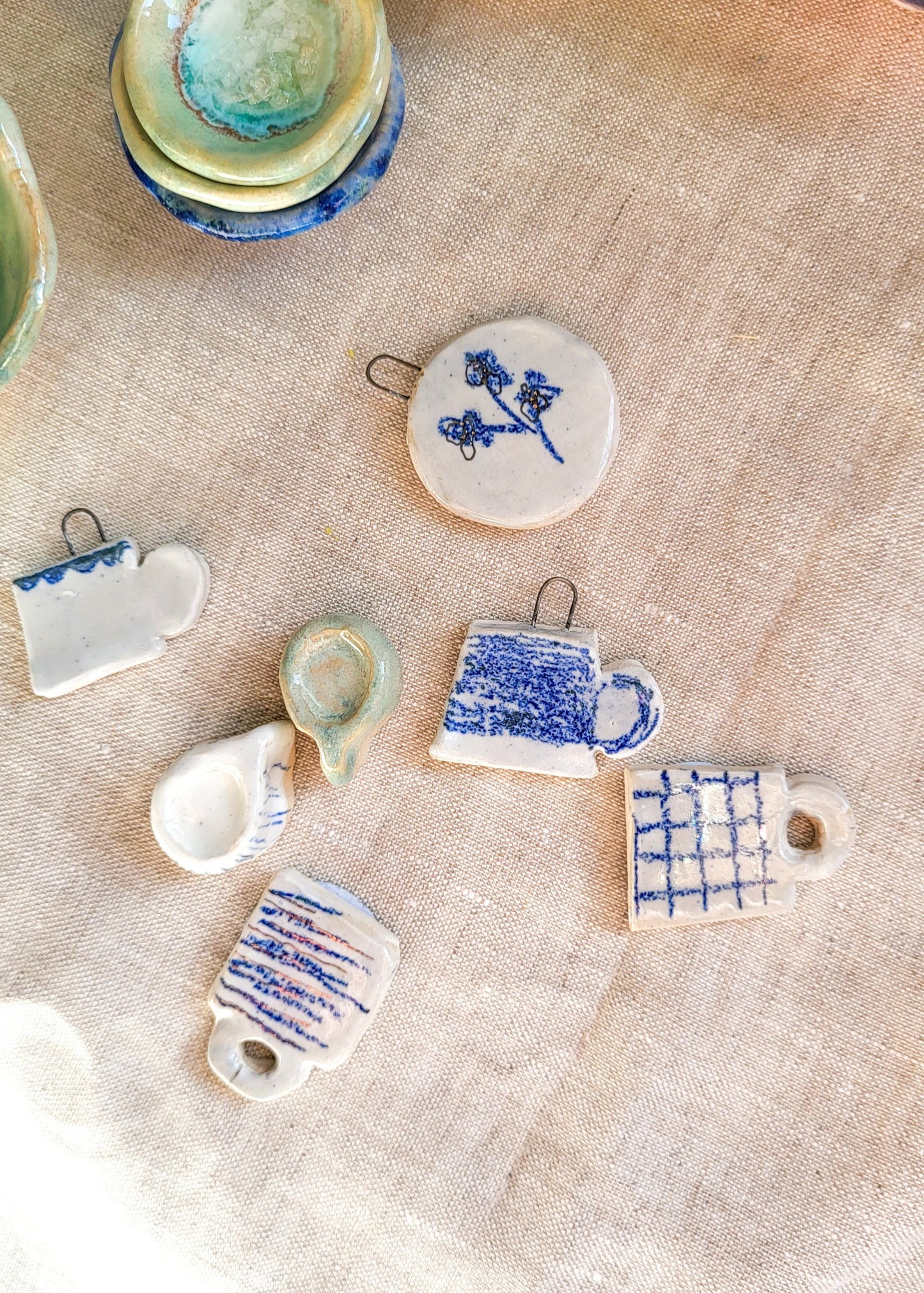 Ceramic Necklace Pendant