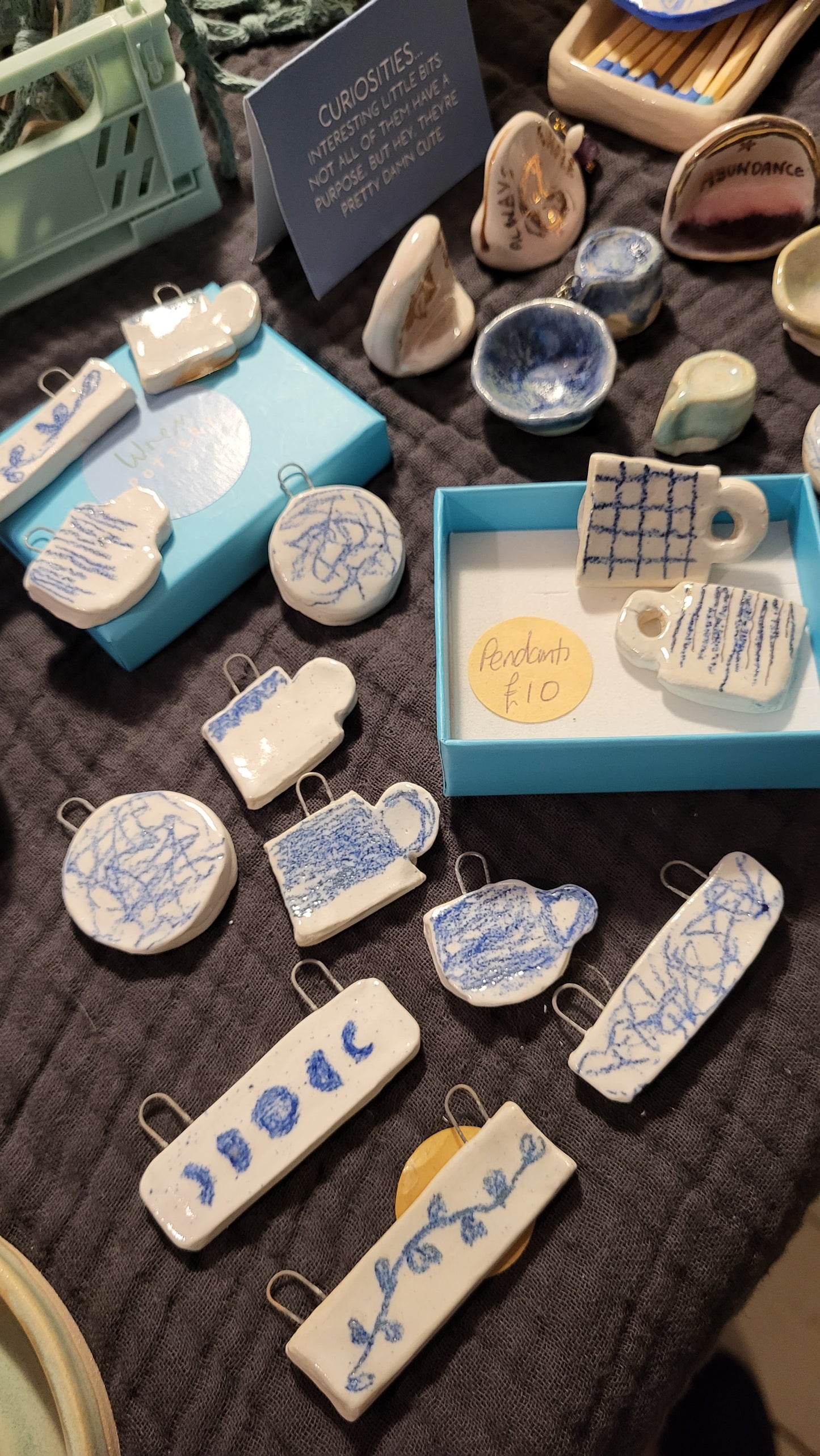 Ceramic Necklace Pendant