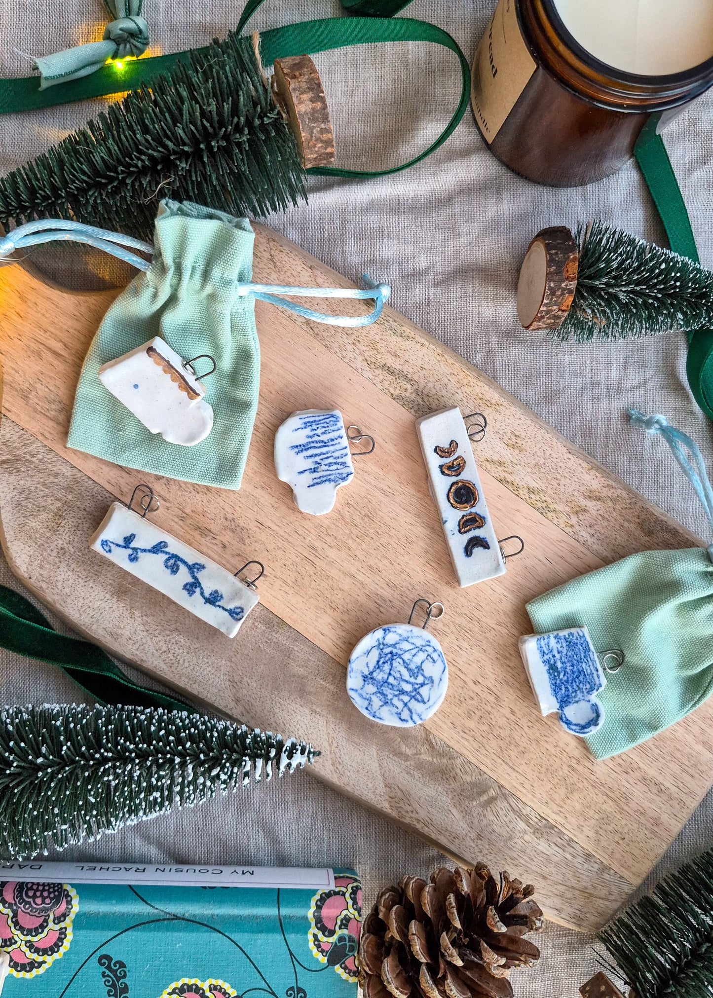 Ceramic Necklace Pendant